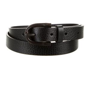 Gucci Black Leather Belt